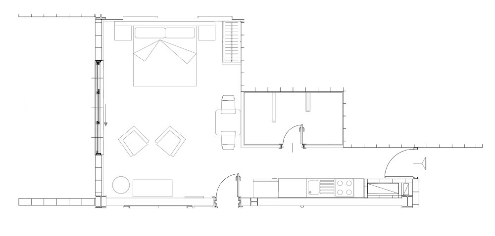 la terrasse studio floorplan